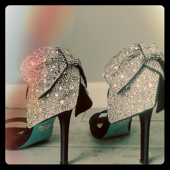 Betsey Johnson Shoes - Betsey Johnson Swarowski Crystals Heels